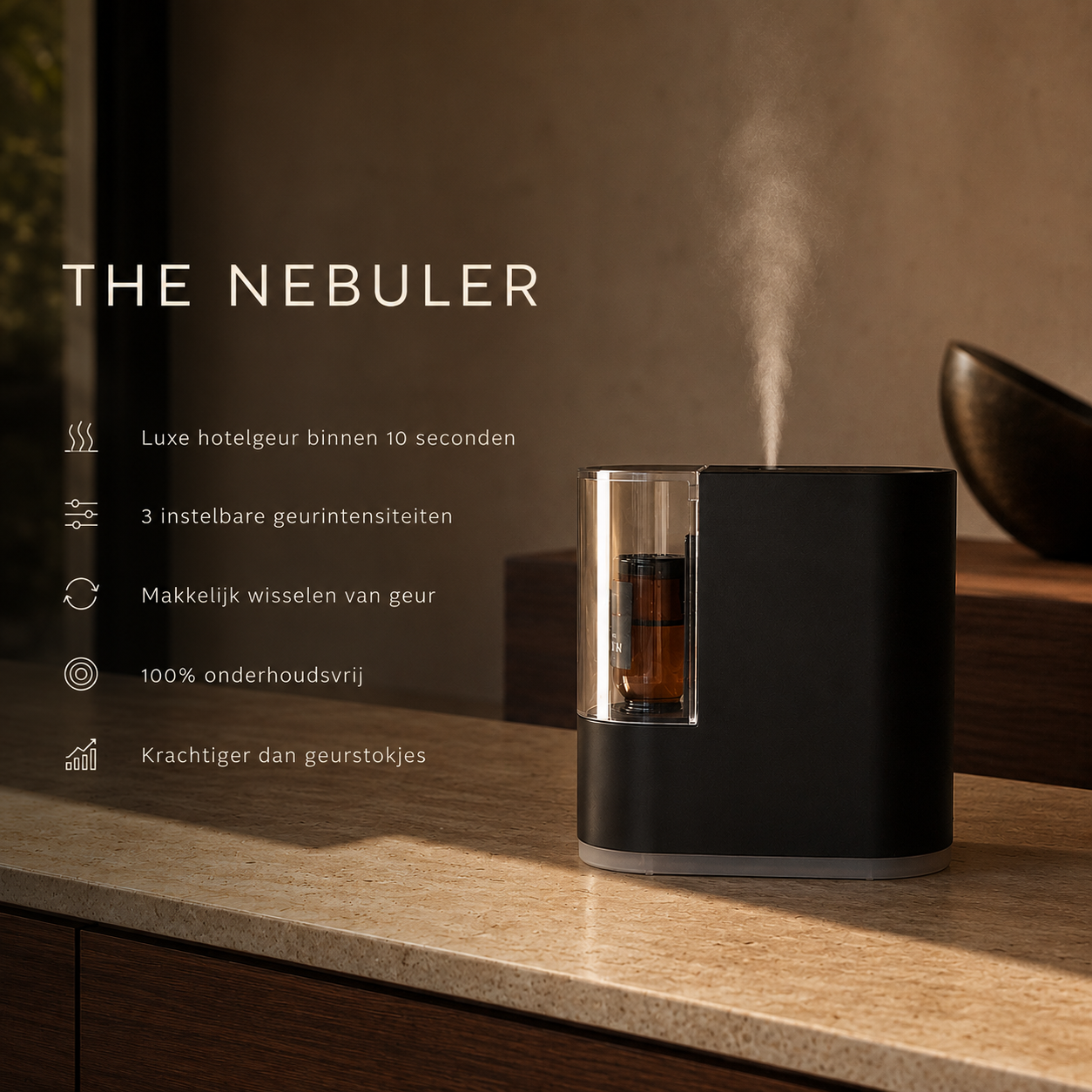 The Nebuler | Waterloze Geurdiffuser tot 40m2